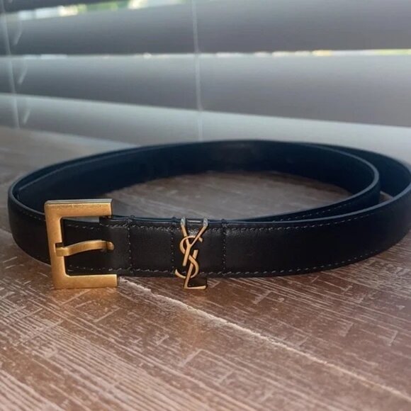 Saint Laurent YSL Cassandre Thin Belt - Picture 2 of 6